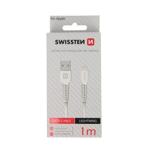 DATOVÝ KABEL USB / LIGHTNING 1,0 M BÍLÝ