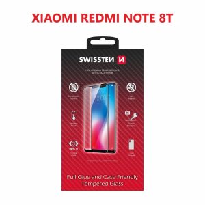 sklo FULL GLUE, COLOR FRAME, CASE FRIENDLY pre XIAOMI REDMI NOTE 8T ČIERNE