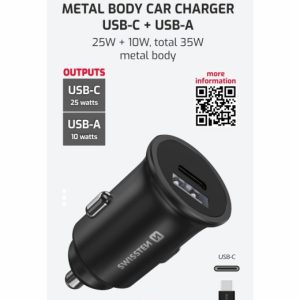 CL PRO SAMSUNG SUPER FAST CHARGING 25W + KÁBEL USB-C/USB-C 1,2 M BLACK