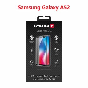 SKLO ULTRA DURABLE 3D FULL GLUE GLASS PRO SAMSUNG A525 GALAXY A52 ČERNÉ