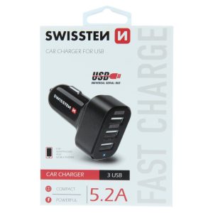 CL ADAPTÉR 3x USB 5,2A POWER