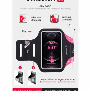 POUZDRO ARMBAND CASE vel. 6,0" RŮŽOVÉ