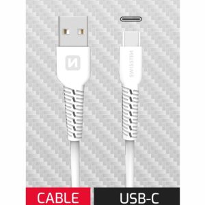 DATOVÝ KABEL USB/USB-C BÍLÝ 1,2M (SAMOPRODAVAČ)
