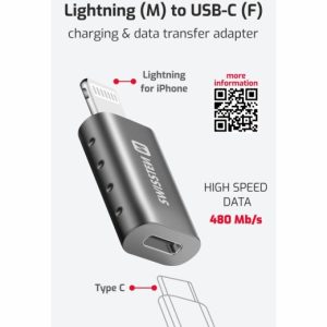 ADAPTER LIGHTNING(M)/USB-C(F)