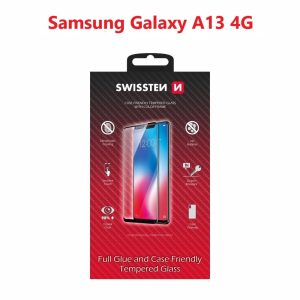 SKLO FULL GLUE, COLOR FRAME, CASE FRIENDLY PRO SAMSUNG A135 GALAXY A13 4G ČIERNE