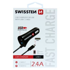 CL AUTONABÍJEČKA USB-C A USB 2,4A POWER