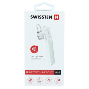 BLUETOOTH HEADSET ULTRA LIGHT UL-9 BÍLÝ