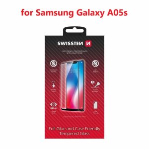SKLO FULL GLUE, COLOR FRAME, CASE FRIENDLY PRO SAMSUNG A057 GALAXY A05s ČIERNE