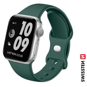ŘEMÍNEK PRO APPLE WATCH SILIKONOVÝ 38 / 40 / 41 mm ZELENÝ