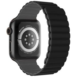 ŘEMÍNEK PRO APPLE WATCH SILIKONOVÝ - MAGNETIC 38 / 40 / 41 mm ČERNO/ŠEDÝ
