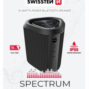 BLUETOOTH REPRODUKTOR SPECTRUM 15 W ČIERNY