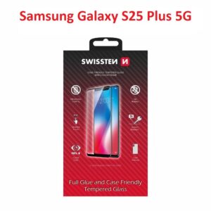 SKLO FULL GLUE, COLOR FRAME, CASE FRIENDLY PRO SAMSUNG S936B GALAXY S25 PLUS 5G ČIERNE