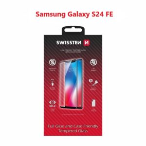 SKLO FULL GLUE, COLOR FRAME, CASE FRIENDLY PRO SAMSUNG S721B GALAXY S24 FE 5G ČERNÉ