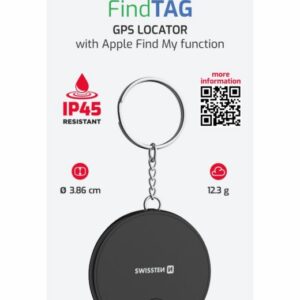 FIND TAG CHYTRÝ LOKÁTOR S FUNKCÍ APPLE FIND MY ČIERNY