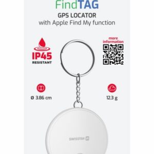 FIND TAG CHYTRÝ LOKÁTOR S FUNKCÍ APPLE FIND MY BIELY