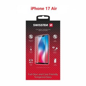 SKLO FULL GLUE, COLOR FRAME, CASE FRIENDLY PRO APPLE IPHONE AIR ČIERNE