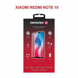 SKLO FULL GLUE, COLOR FRAME, CASE FRIENDLY PRO XIAOMI REDMI NOTE 15 5G ČIERNE