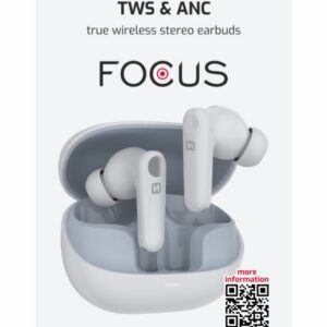 BLUETOOTH ANC SLUCHÁTKA FOCUS BÍLÁ