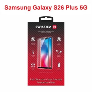 SKLO FULL GLUE, COLOR FRAME, CASE FRIENDLY PRO SAMSUNG S947B GALAXY S26 PLUS 5G ČIERNE
