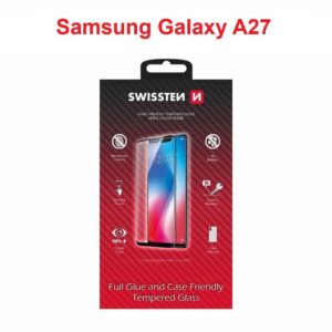 SKLO FULL GLUE, COLOR FRAME, CASE FRIENDLY PRO SAMSUNG A276B GALAXY A27 5G ČERNÉ