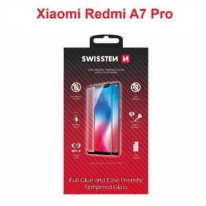 SKLO FULL GLUE, COLOR FRAME, CASE FRIENDLY PRO XIAOMI REDMI A7 PRO 5G / 4G ČIERNE