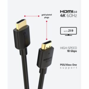 KABEL HDMI NA HDMI 4K 60Hz 1,0 M PVC