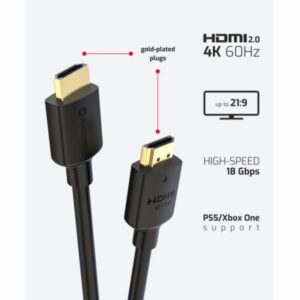 KABEL HDMI NA HDMI 4K 60Hz 2,0 M PVC
